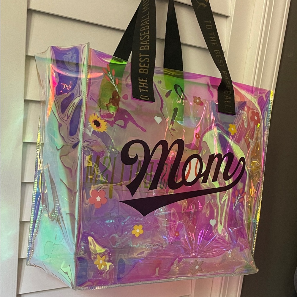 Baseballism Mom Iridescent Tote Bag - Picture 2 of 5